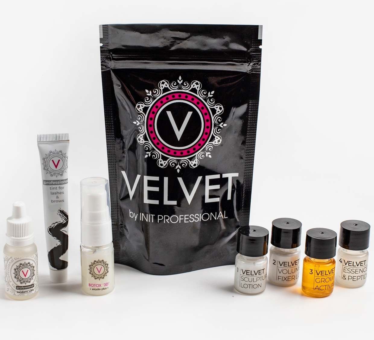 Набор Velvet l&b Compact для ламинирования ресниц и бровей