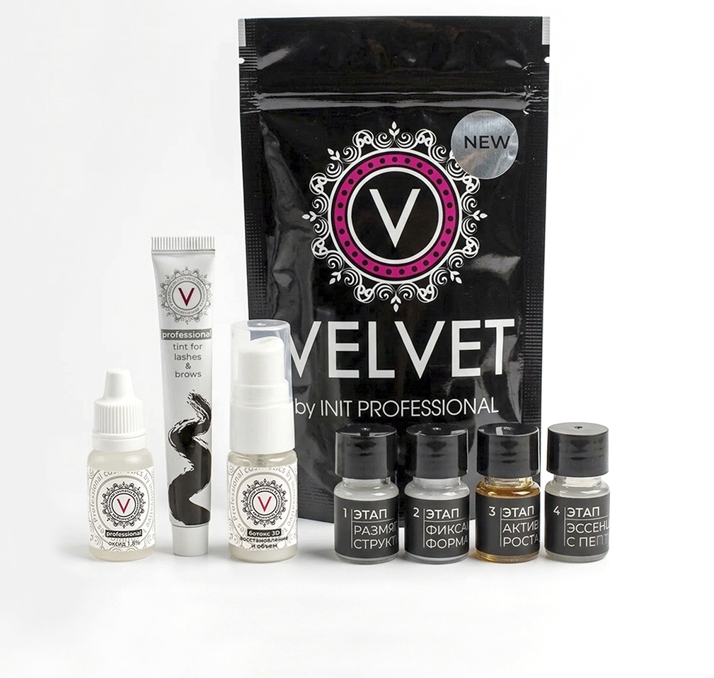 Набор Velvet l&b Compact для ламинирования ресниц и бровей